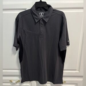 OGIO Accelerator Polo Short Sleeve Gray NWT Men’s Size Large